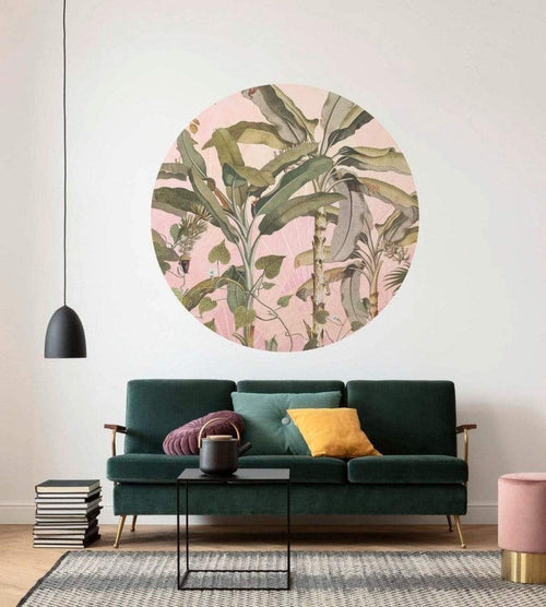 Komar Botany Fotobehang 125x125cm Rond Sfeer | Yourdecoration.be