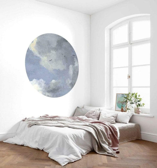 Komar Simply Sky Fotobehang 125x125cm Rond Sfeer | Yourdecoration.be