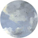 Komar Simply Sky Fotobehang 125x125cm Rond | Yourdecoration.be