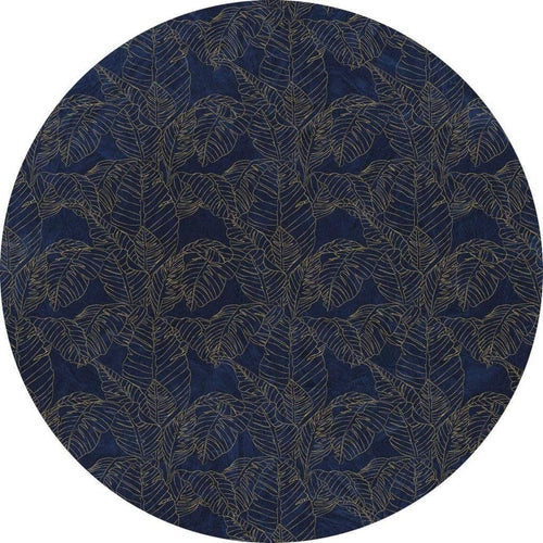 Komar Royal Blue Fotobehang 125x125cm Rond | Yourdecoration.be