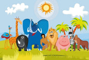 Dimex Africa Animals Fotobehang 375x250cm 5 banen | Yourdecoration.be