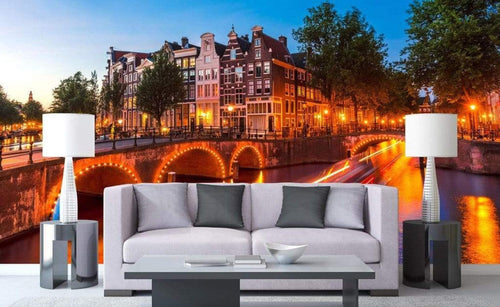 Dimex Amsterdam Fotobehang 375x250cm 5 banen Sfeer | Yourdecoration.nl