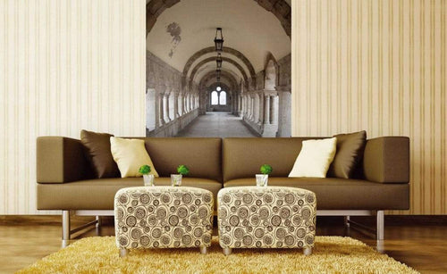 Dimex Ancient Corridor Fotobehang 150x250cm 2 banen Sfeer | Yourdecoration.nl