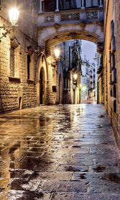 Dimex Ancient Street Fotobehang 150x250cm 2 banen | Yourdecoration.be