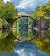 Dimex Arch Bridge Fotobehang 225x250cm 3 banen | Yourdecoration.be