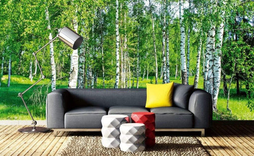 Dimex Birch Grow Fotobehang 375x250cm 5 banen Sfeer | Yourdecoration.nl