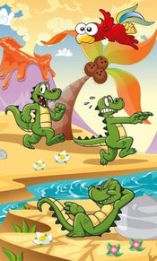 Dimex Crocodiles Fotobehang 150x250cm 2 banen | Yourdecoration.be