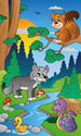 Dimex Forest Animals Fotobehang 150x250cm 2 banen | Yourdecoration.be