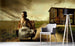 Dimex Girl on Armchair Fotobehang 375x250cm 5 banen Sfeer | Yourdecoration.nl