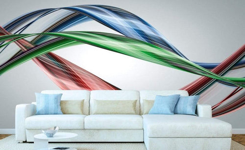 Dimex Glossy Wave Fotobehang 375x250cm 5 banen Sfeer | Yourdecoration.nl