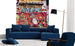 Dimex Graffiti Street Fotobehang 225x250cm 3 banen Sfeer | Yourdecoration.nl