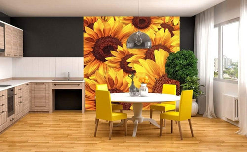 Dimex Helianthus Fotobehang 225x250cm 3 banen Sfeer | Yourdecoration.nl