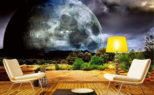 Dimex Moon Fotobehang 375x250cm 5 banen Sfeer | Yourdecoration.be