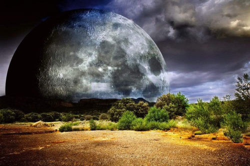 Dimex Moon Fotobehang 375x250cm 5 banen | Yourdecoration.be