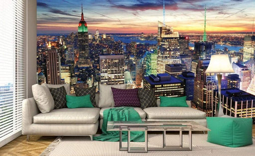 Dimex NY Skyscrapers Fotobehang 375x250cm 5 banen Sfeer | Yourdecoration.be