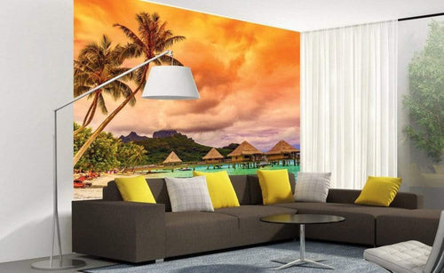 Dimex Polynesia Fotobehang 225x250cm 3 banen Sfeer | Yourdecoration.be