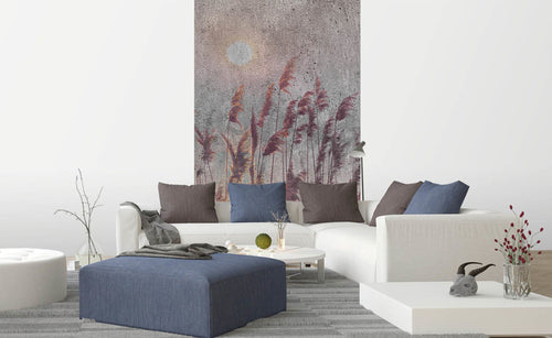 Dimex Reed Abstract Fotobehang 150x250cm 2 banen sfeer | Yourdecoration.be