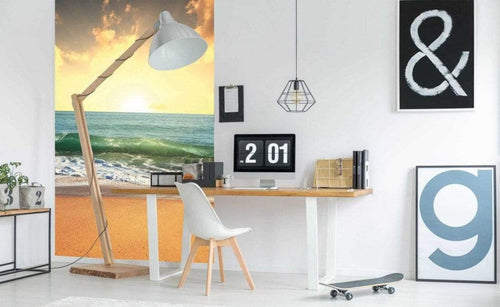 Dimex Sea Sunset Fotobehang 150x250cm 2 banen Sfeer | Yourdecoration.be