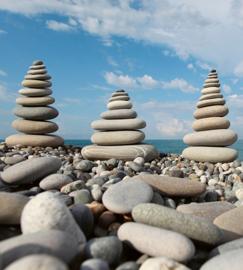 Dimex Stack of Stones Fotobehang 225x250cm 3 banen | Yourdecoration.be