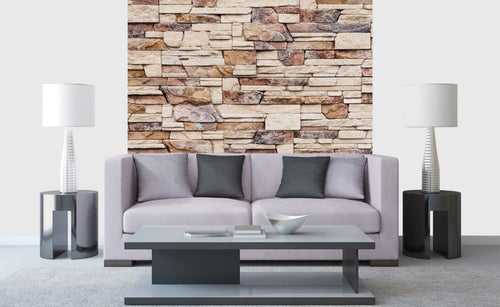 Dimex Stone Wall Fotobehang 225x250cm 3 banen Sfeer | Yourdecoration.be