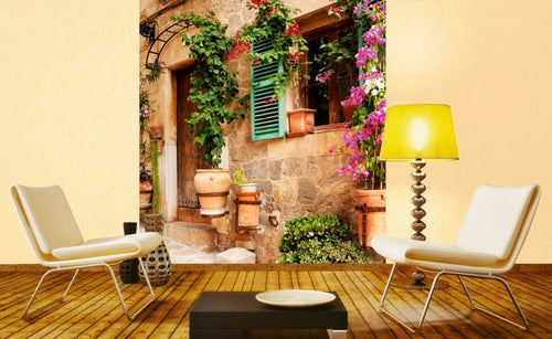 Dimex Street Garden Fotobehang 225x250cm 3 banen Sfeer | Yourdecoration.be