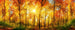 Dimex Sunny Forest Fotobehang 375x150cm 5 banen | Yourdecoration.be