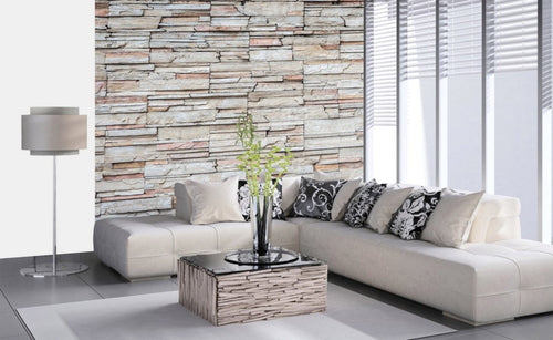 Dimex Travertine Fotobehang 225x250cm 3 banen Sfeer | Yourdecoration.be