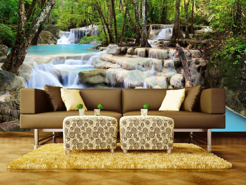 Dimex Waterfall Fotobehang 375x250cm 5 banen Sfeer | Yourdecoration.be