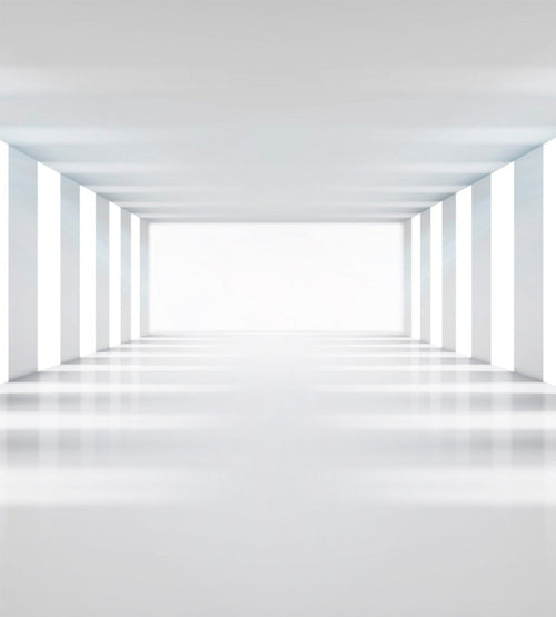 Dimex White Corridor Fotobehang 225x250cm 3 banen | Yourdecoration.be