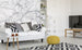 Dimex White Marble Fotobehang 225x250cm 3 banen Sfeer | Yourdecoration.be