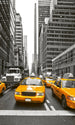 Dimex Yellow Taxi Fotobehang 150x250cm 2 banen | Yourdecoration.be