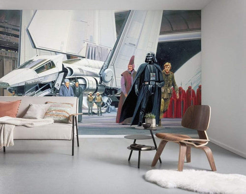 Komar Star Wars Classic RMQ Death Star Shuttle Dock Vlies Fotobehang 500x250cm 10 banen Sfeer | Yourdecoration.be