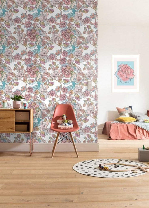 Komar Cinderella Blossom Vlies Fotobehang 200x280cm 4 banen Sfeer | Yourdecoration.be