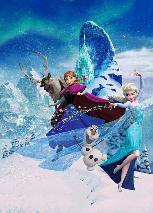 Komar Frozen Elsas Magic Vlies Fotobehang 200x280cm 4 banen | Yourdecoration.be