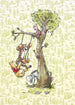 Komar Winnie Pooh in the wood Vlies Fotobehang 200x280cm 4 banen | Yourdecoration.be