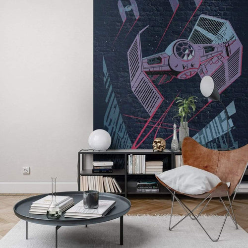 Komar Star Wars Classic Concrete TIE Fighter Vlies Fotobehang 200x280cm 4 banen Sfeer | Yourdecoration.be