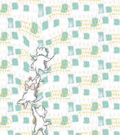 Komar Kitty Climbers Vlies Fotobehang 250x280cm 5 banen | Yourdecoration.be