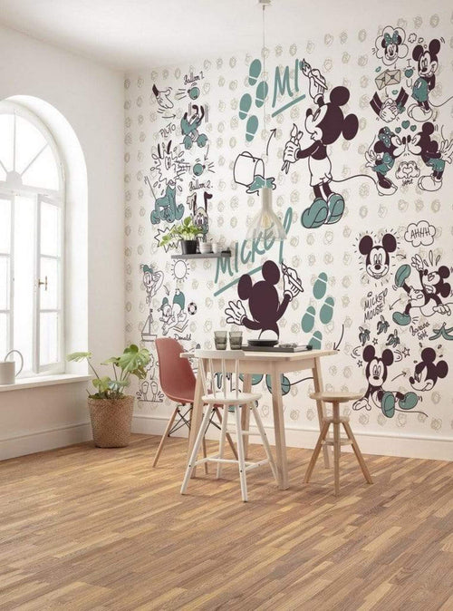 Komar Mickey and Friends Vlies Fotobehang 350x250cm 7 banen Sfeer | Yourdecoration.be