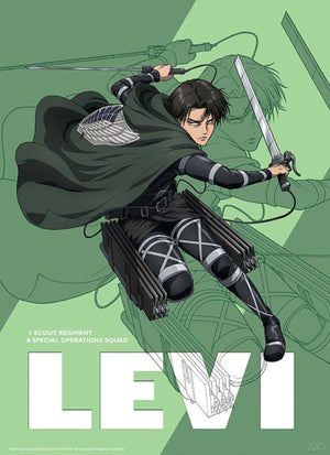 GBeye Attack On Titan Season 4 Levi Poster 38x52cm | Yourdecoration.be