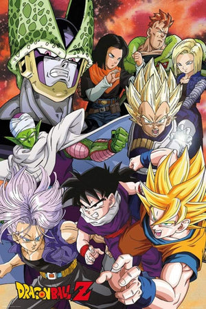 GBeye Dragon Ball Z Cell Saga Poster 61x91,5cm | Yourdecoration.be