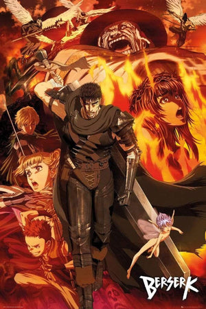 GBeye Berserk Collage Poster 61x91,5cm | Yourdecoration.be