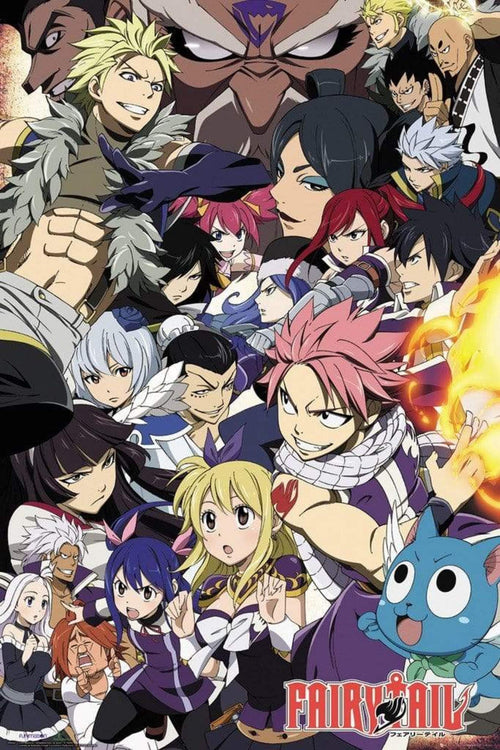 GBeye Fairy Tail Season 6 Key Art Poster 61x91,5cm | Yourdecoration.be