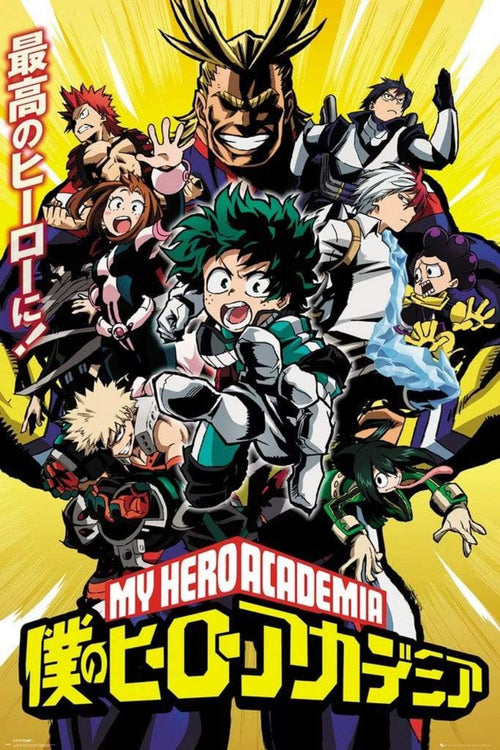 GBeye My Hero Academia Season 1 Poster 61x91,5cm | Yourdecoration.be