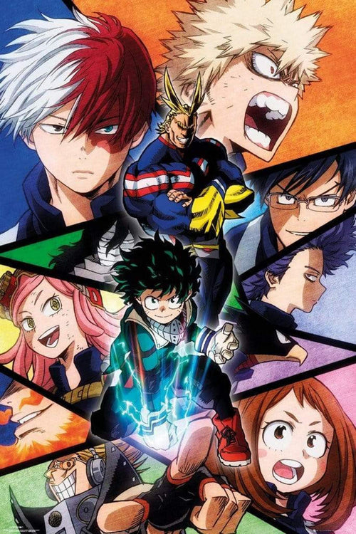 GBeye My Hero Academia Group Poster 61x91,5cm | Yourdecoration.be