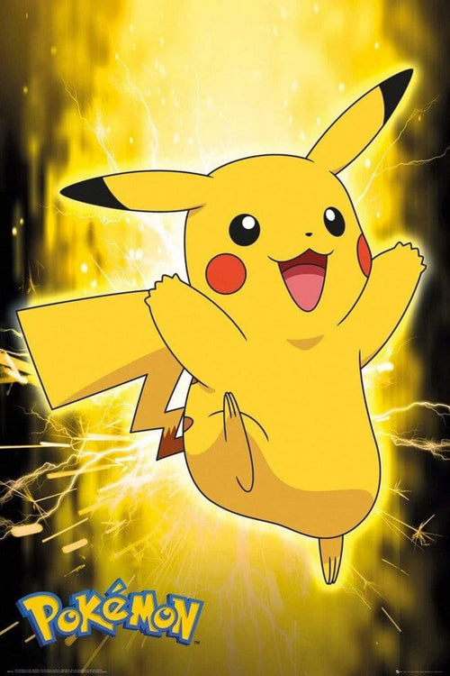 GBeye Pokemon Pikachu Neon Poster 61x91,5cm | Yourdecoration.be