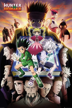 GBeye Hunter X Hunter Book Key Art Poster 61x91,5cm | Yourdecoration.be