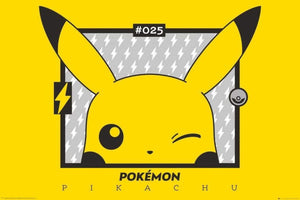 GBeye Pokemon Pikachu Wink Poster 91,5x61cm | Yourdecoration.be