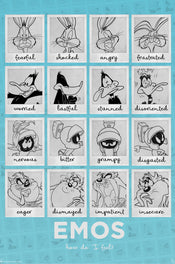 gbeye gbydco144 looney tunes moods poster61x91 5cm | Yourdecoration.be