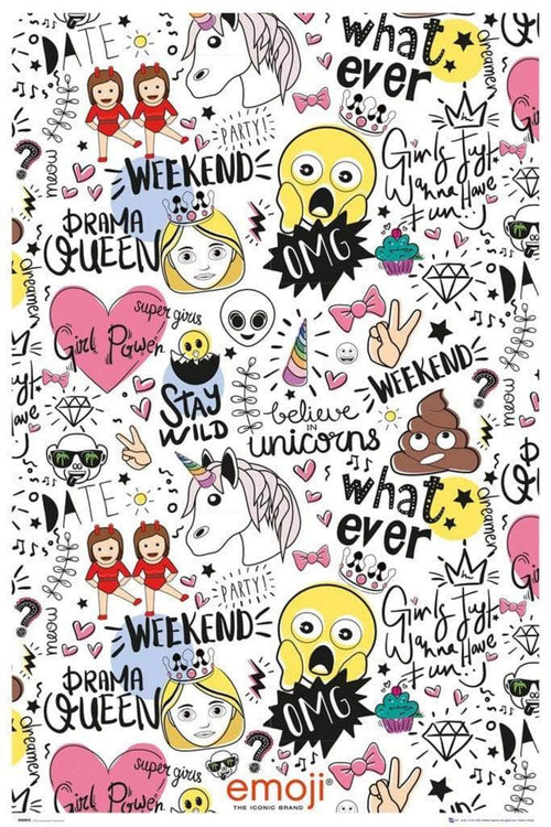 GBeye Emoji Millennials Poster 61x91,5cm | Yourdecoration.be