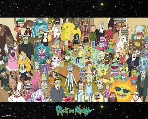 GBeye Rick and Morty Cast Poster 50x40cm | Yourdecoration.be